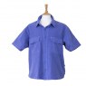Deal Clothing Short Sleeve Classic Shirt-Denim Front
