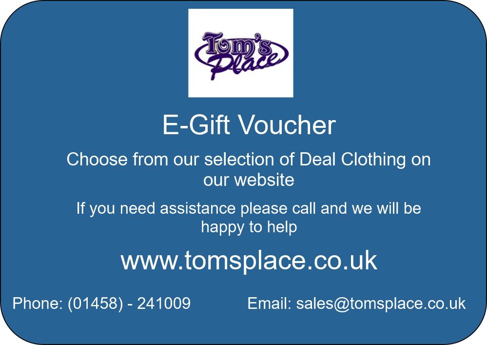 Tom s Place Gift Voucher