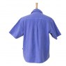 Deal Clothing-Short Sleeve Classic Shirt-Denim