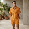 AS122-Beach Shorts-Saffron
